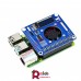 Module điều khiển quạt PWM HAT dành cho Raspberry Pi, I2C, tích hợp bộ theo dõi nhiệt độ